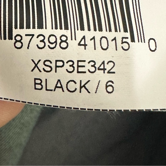 BCBGeneration Pleated Waxed Denim Mini Skirt Black - Picture 5 of 5